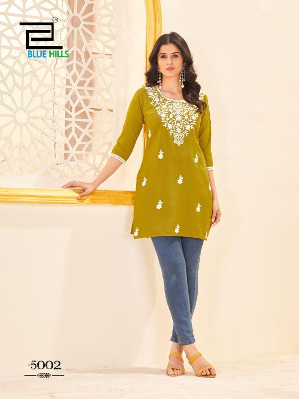 amelia vol 5 by blue hills rayon readymade classic look big size tops 
