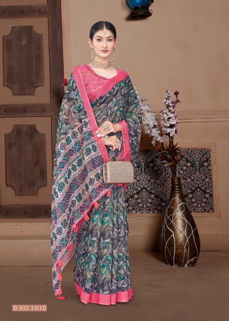 vinamra corporation crimson silk vol 1 shop trendy cotton saree 