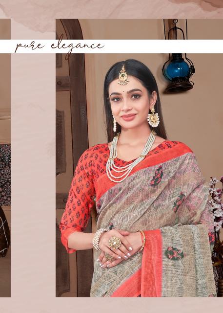 vinamra corporation crimson silk vol 1 shop trendy cotton saree 