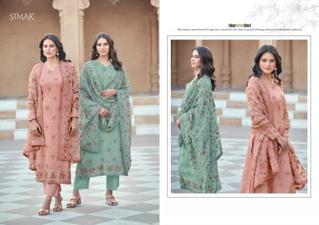 siya by glossy viscose organza fancy unstitch salwar suit 