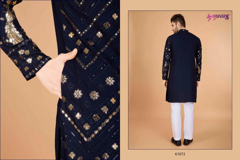 shubhvastra heritage vastra viscose rayon mens kurta with pant festival look