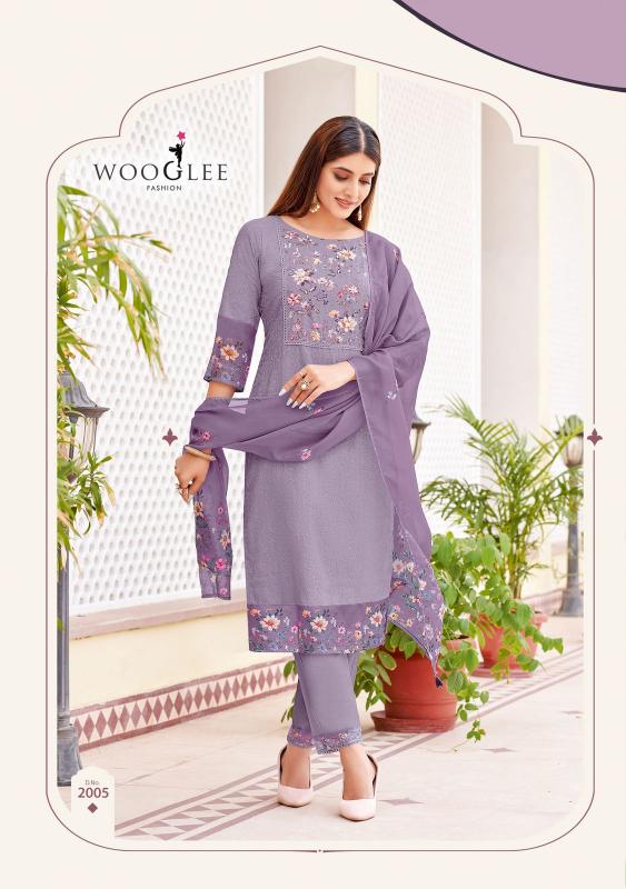 wooglee by kashmira readymade cotton shifli work classic salwar kameez 
