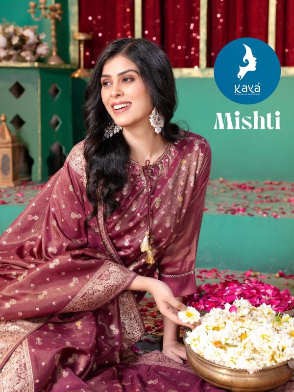 mishti by kaya silk jacquard shimmer full stitch plus size classic 3pcs dress