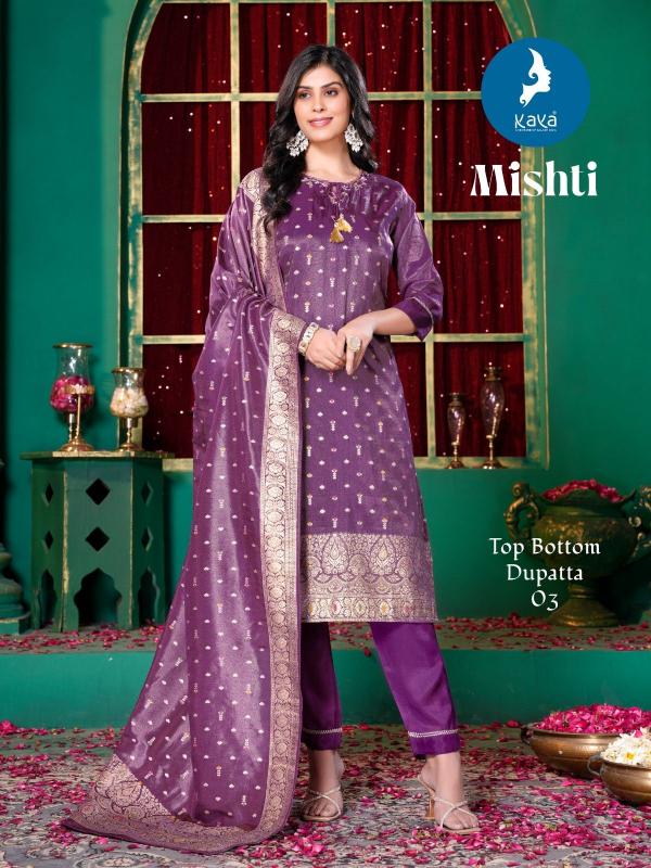 mishti by kaya silk jacquard shimmer full stitch plus size classic 3pcs dress