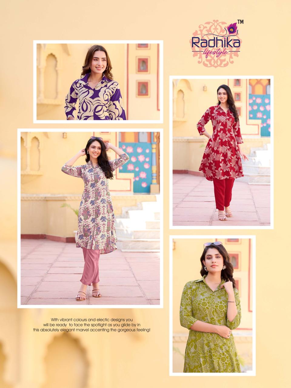 zalak vol 1 by radhika lifestyle rayon fullstitch plus size  co-ord set online 