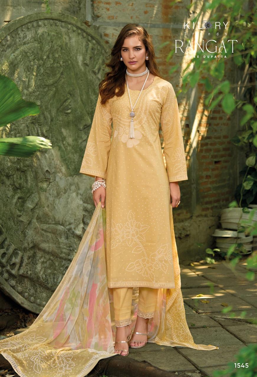 kilory trends rangat hit design lawn cotton pakistani dress material 