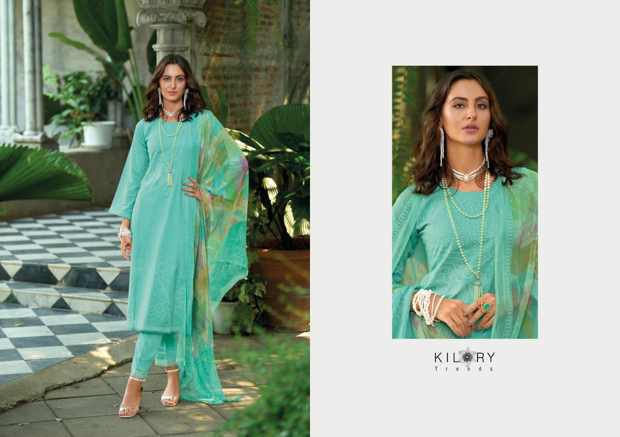 kilory trends rangat hit design lawn cotton pakistani dress material 