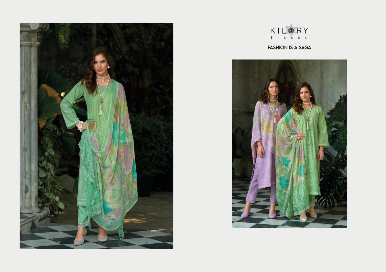 kilory trends rangat hit design lawn cotton pakistani dress material 