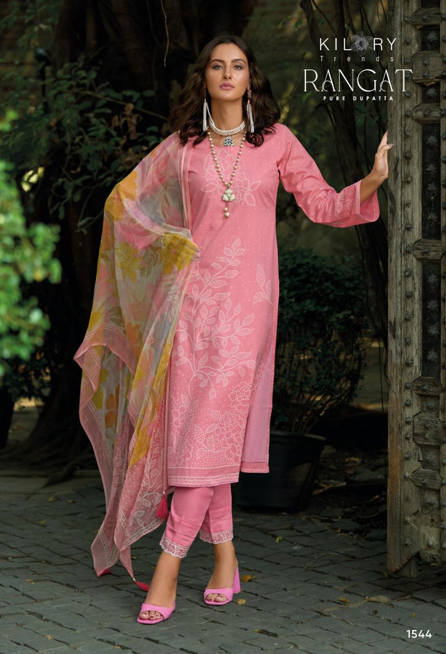 kilory trends rangat hit design lawn cotton pakistani dress material 