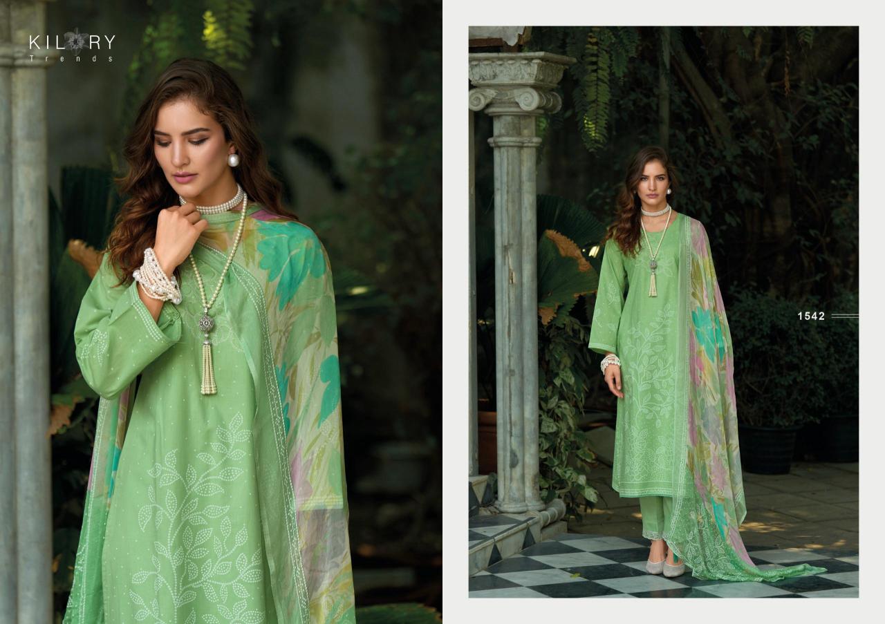 kilory trends rangat hit design lawn cotton pakistani dress material 