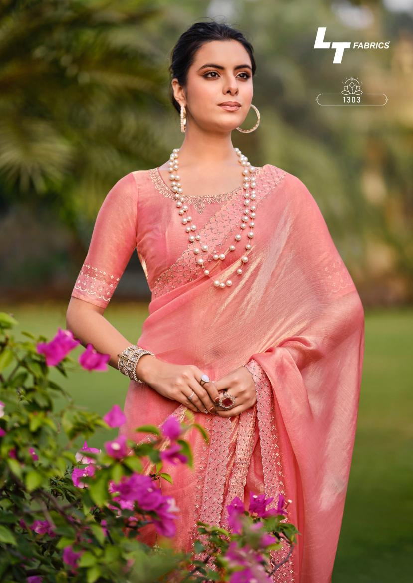 lt fashion silver stone vol 13 cosmos with swarovski amazing work stylish saree online 