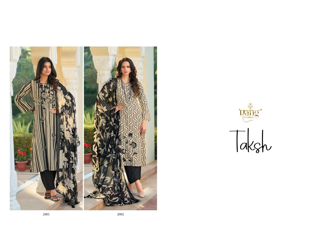 rang fashion taksh lawn popular design unstitch suits 