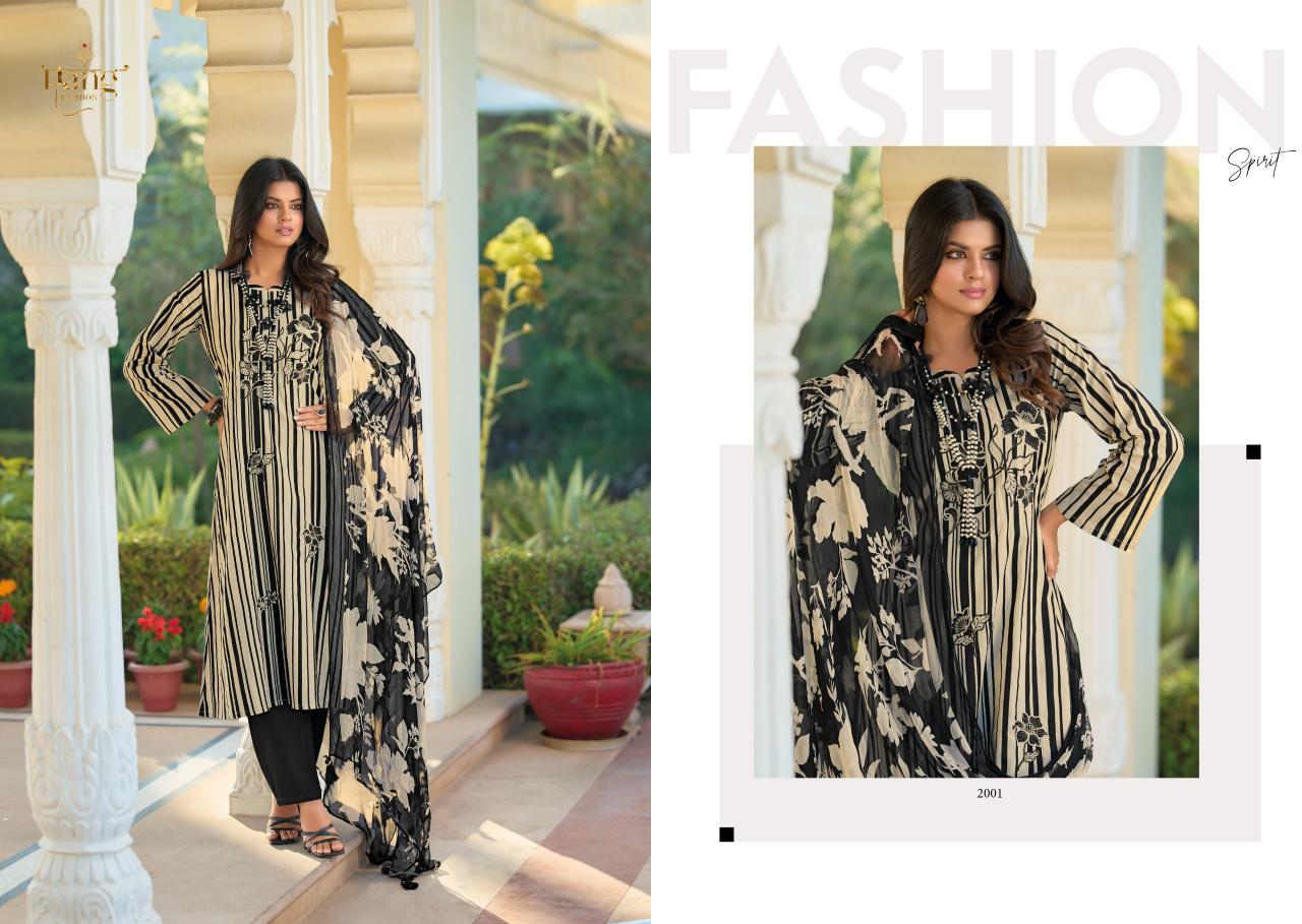 rang fashion taksh lawn popular design unstitch suits 