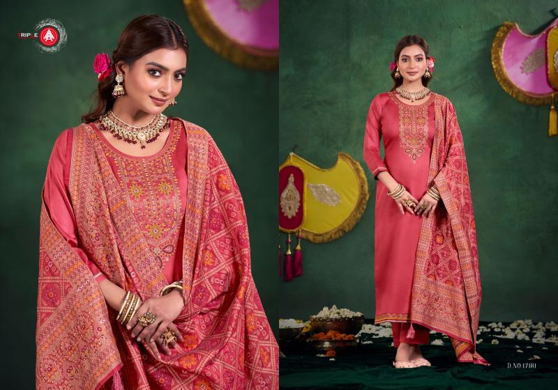 amrit by triple a jam cotton comfortable fullstitch big size salwar kameez 