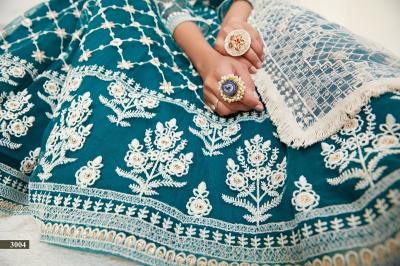 amrita vol 1 by aawiya free size butterfly net party wear lehenga choli supplier 