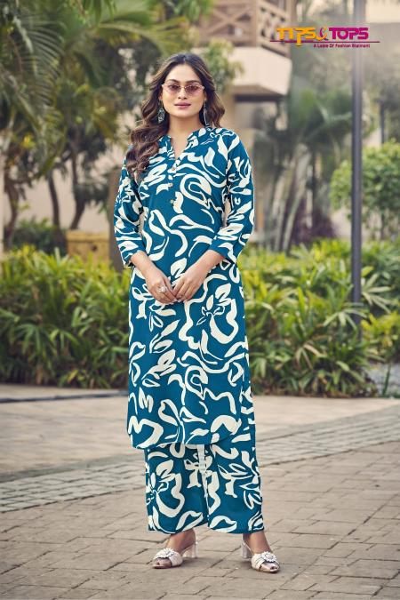 tips & tops cinderella vol 4 fully stitch rayon fashionable co-ord set