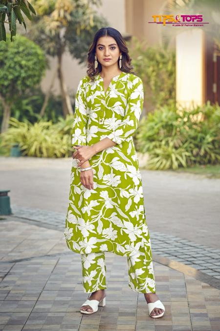 tips & tops cinderella vol 4 fully stitch rayon fashionable co-ord set