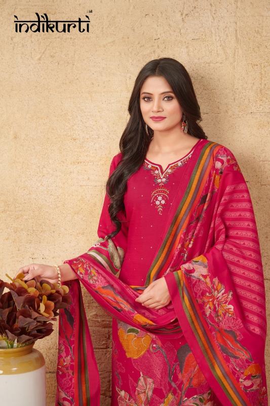 aafreen by indikurti fully stitch plus size vetican foil print stylish combo dress