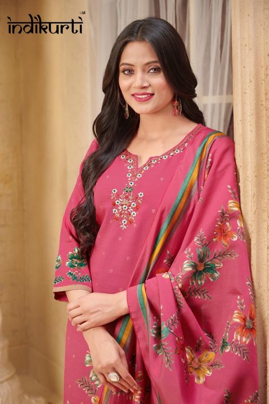 aafreen by indikurti fully stitch plus size vetican foil print stylish combo dress