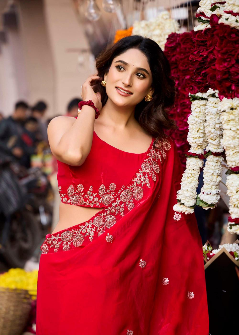 lighting vol 3 by kashvi creation elegant style malai silk saree supplier 