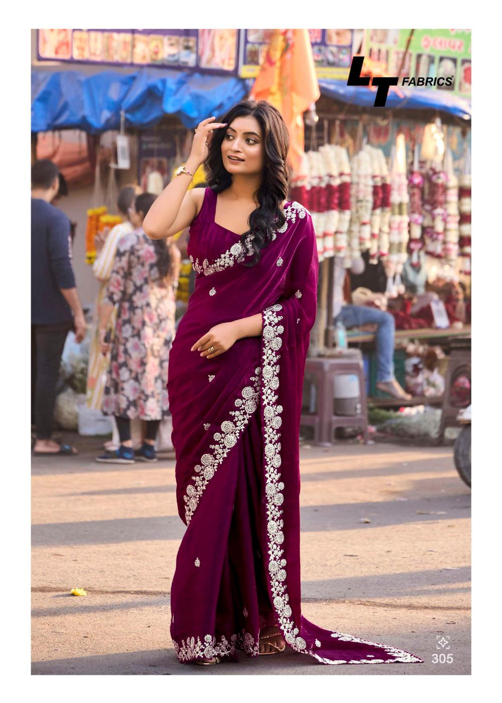 lighting vol 3 by kashvi creation elegant style malai silk saree supplier 