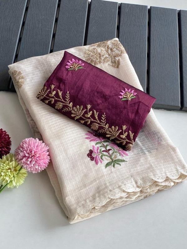 kc 4000 kota doriya unique party wear saree for women