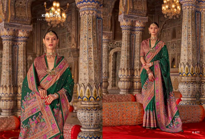 rajtilak by kreshva luxurious silk sarees for women