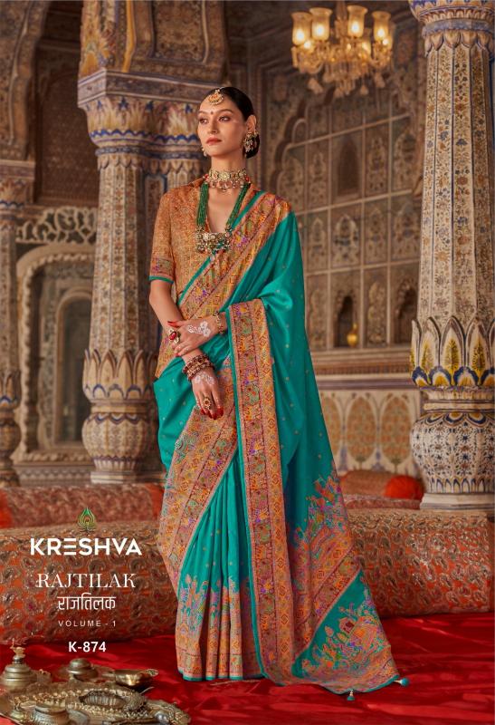 rajtilak by kreshva luxurious silk sarees for women