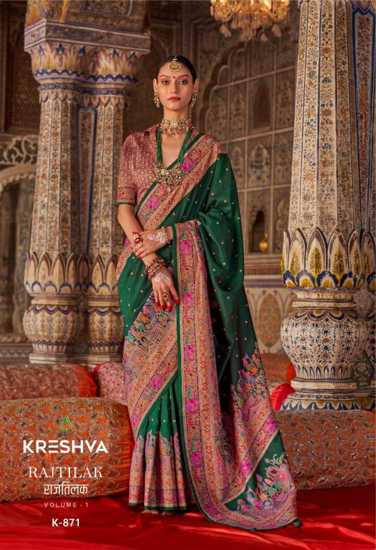rajtilak by kreshva luxurious silk sarees for women