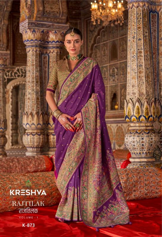 rajtilak by kreshva luxurious silk sarees for women