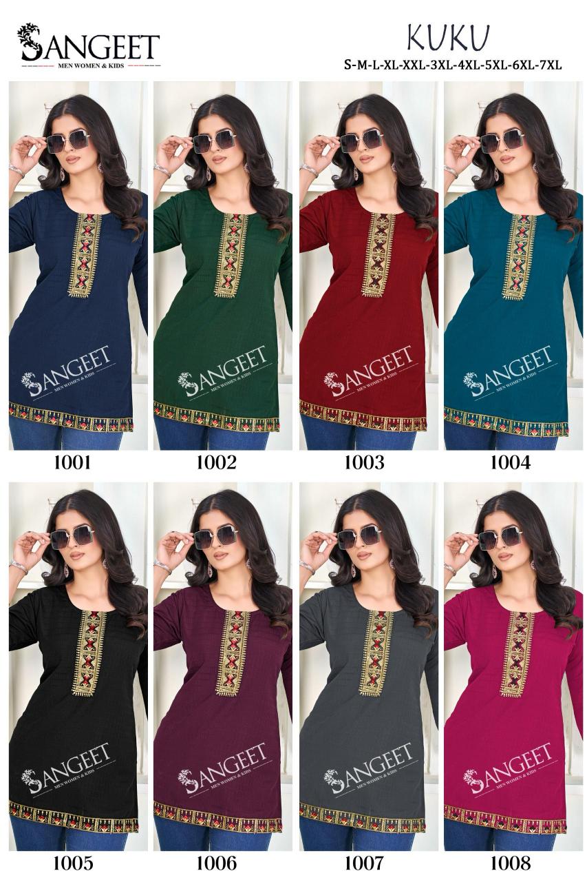 kuku rayon bombay stylish look fully stitch western tops online 