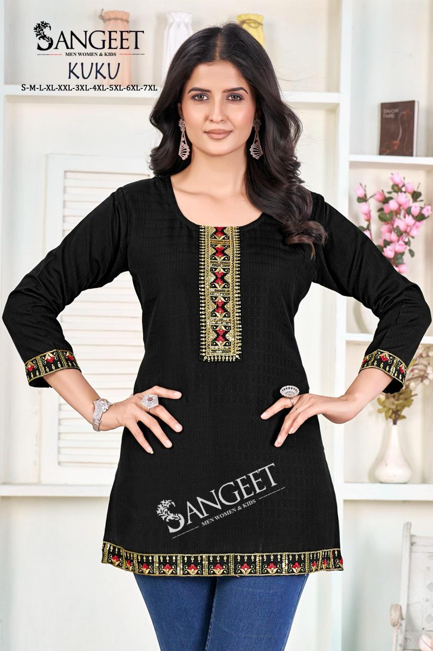 kuku rayon bombay stylish look fully stitch western tops online 