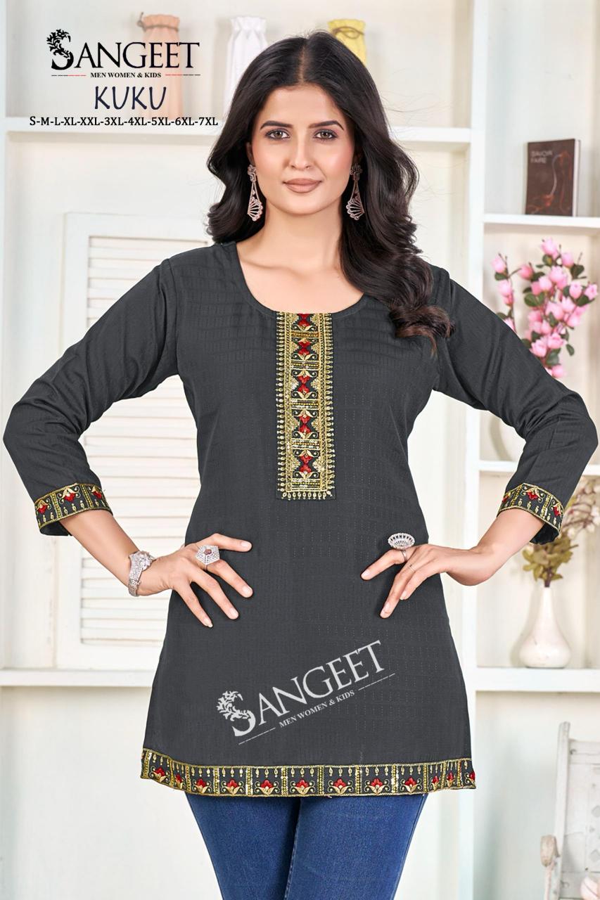 kuku rayon bombay stylish look fully stitch western tops online 