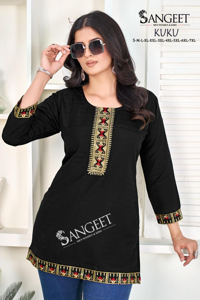 kuku rayon bombay stylish look fully stitch western tops online 