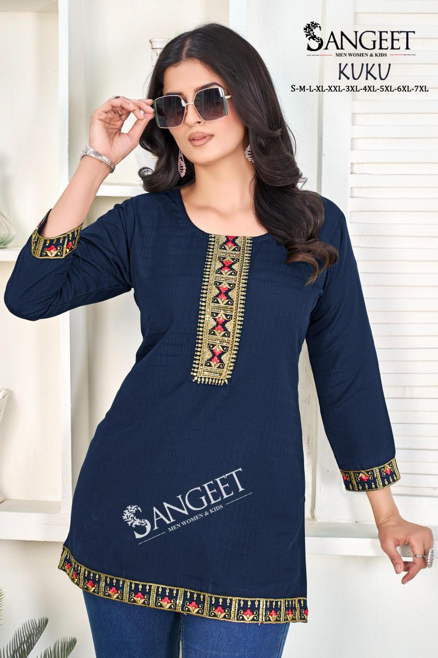 kuku rayon bombay stylish look fully stitch western tops online 