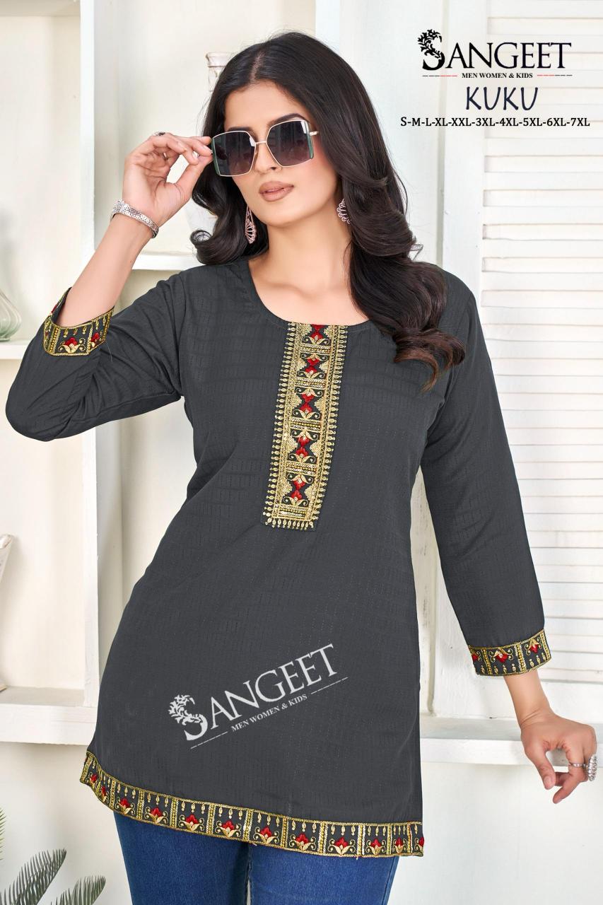 kuku rayon bombay stylish look fully stitch western tops online 