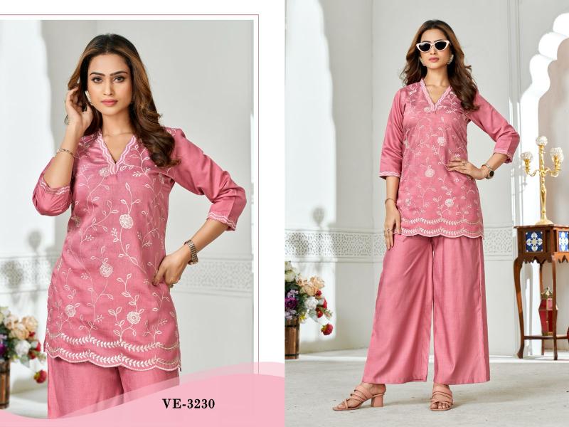 3230 & 3231 ladies flavour vatican readymade stylish combo co-ord sets 
