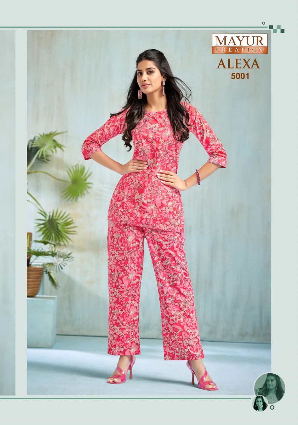 alexa vol 5 by mayur creation shop trendy full stitch cotton cord-sets 