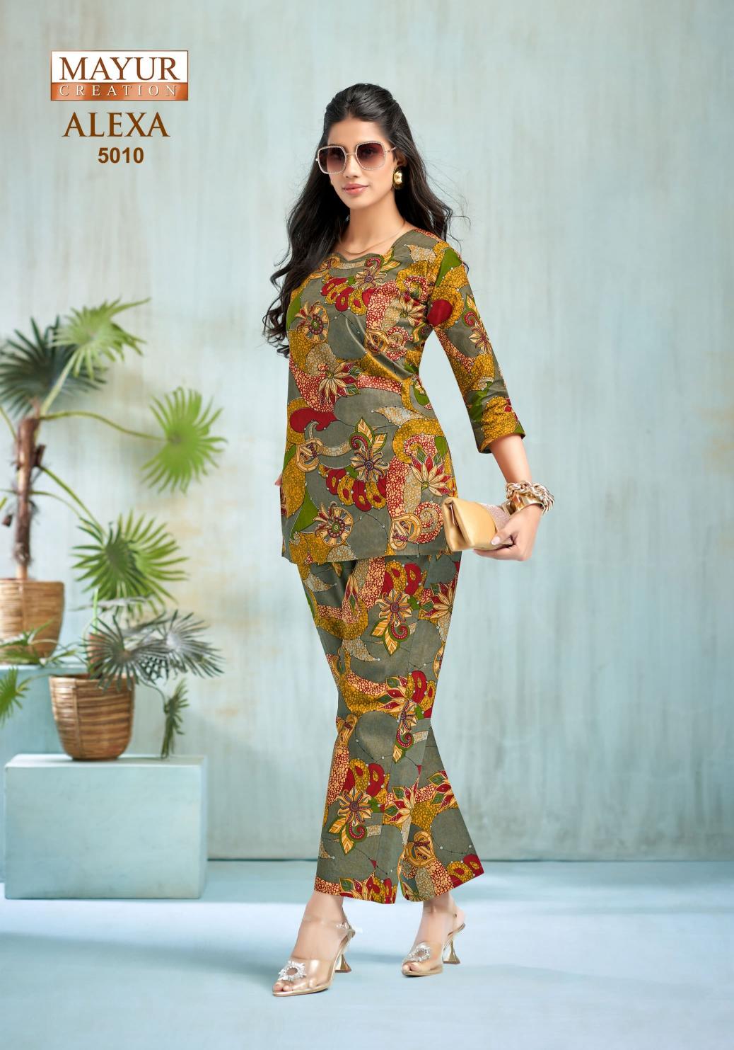 alexa vol 5 by mayur creation shop trendy full stitch cotton cord-sets 