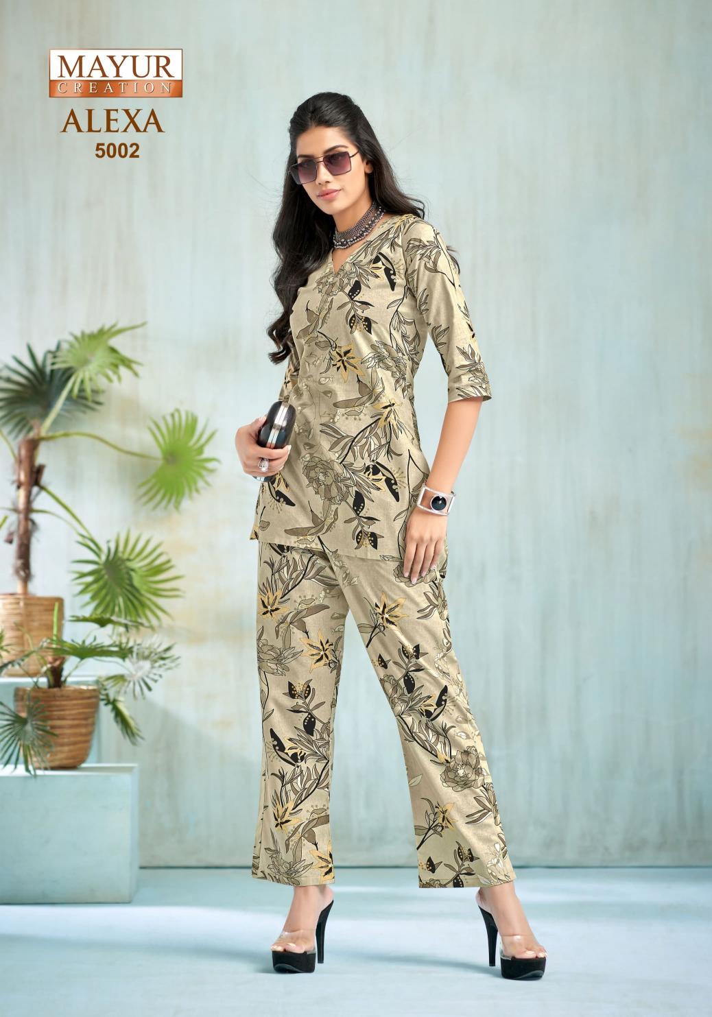 alexa vol 5 by mayur creation shop trendy full stitch cotton cord-sets 