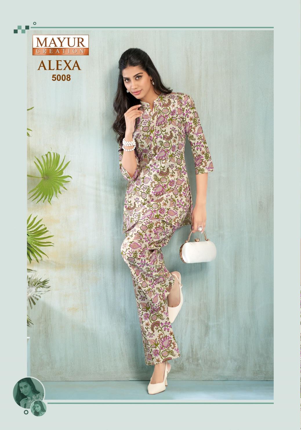 alexa vol 5 by mayur creation shop trendy full stitch cotton cord-sets 