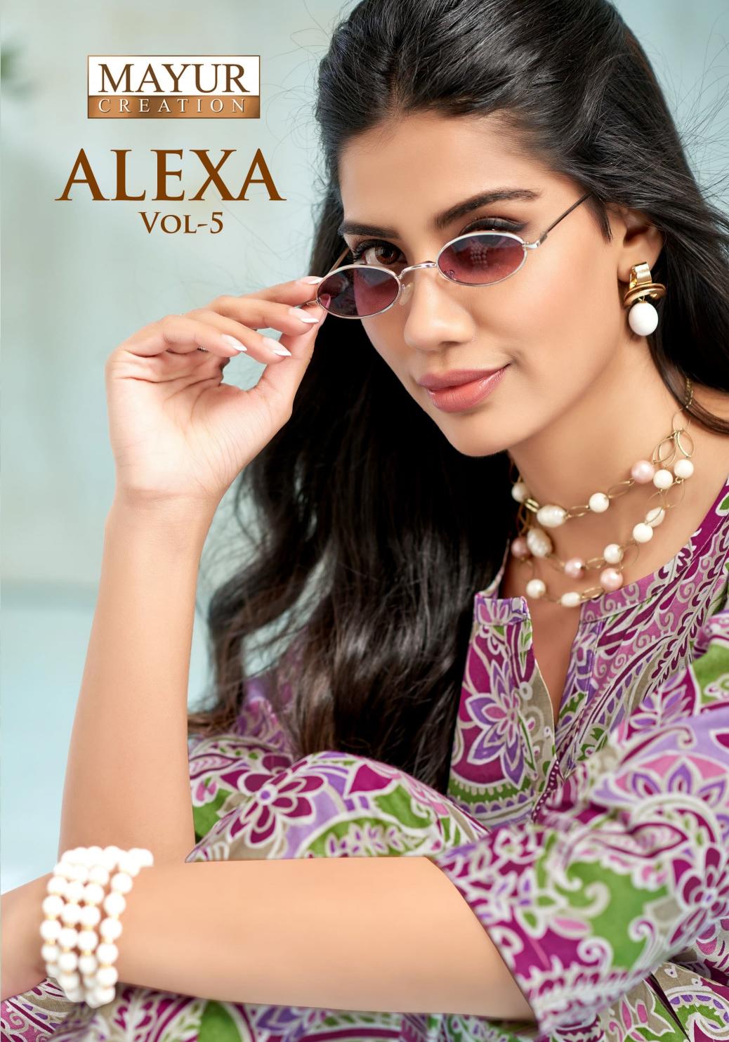 alexa vol 5 by mayur creation shop trendy full stitch cotton cord-sets 
