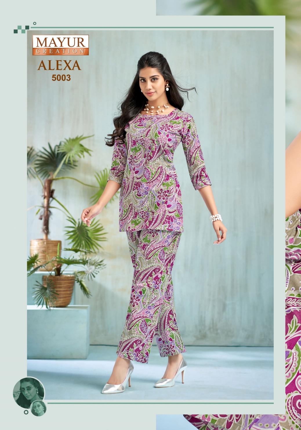 alexa vol 5 by mayur creation shop trendy full stitch cotton cord-sets 