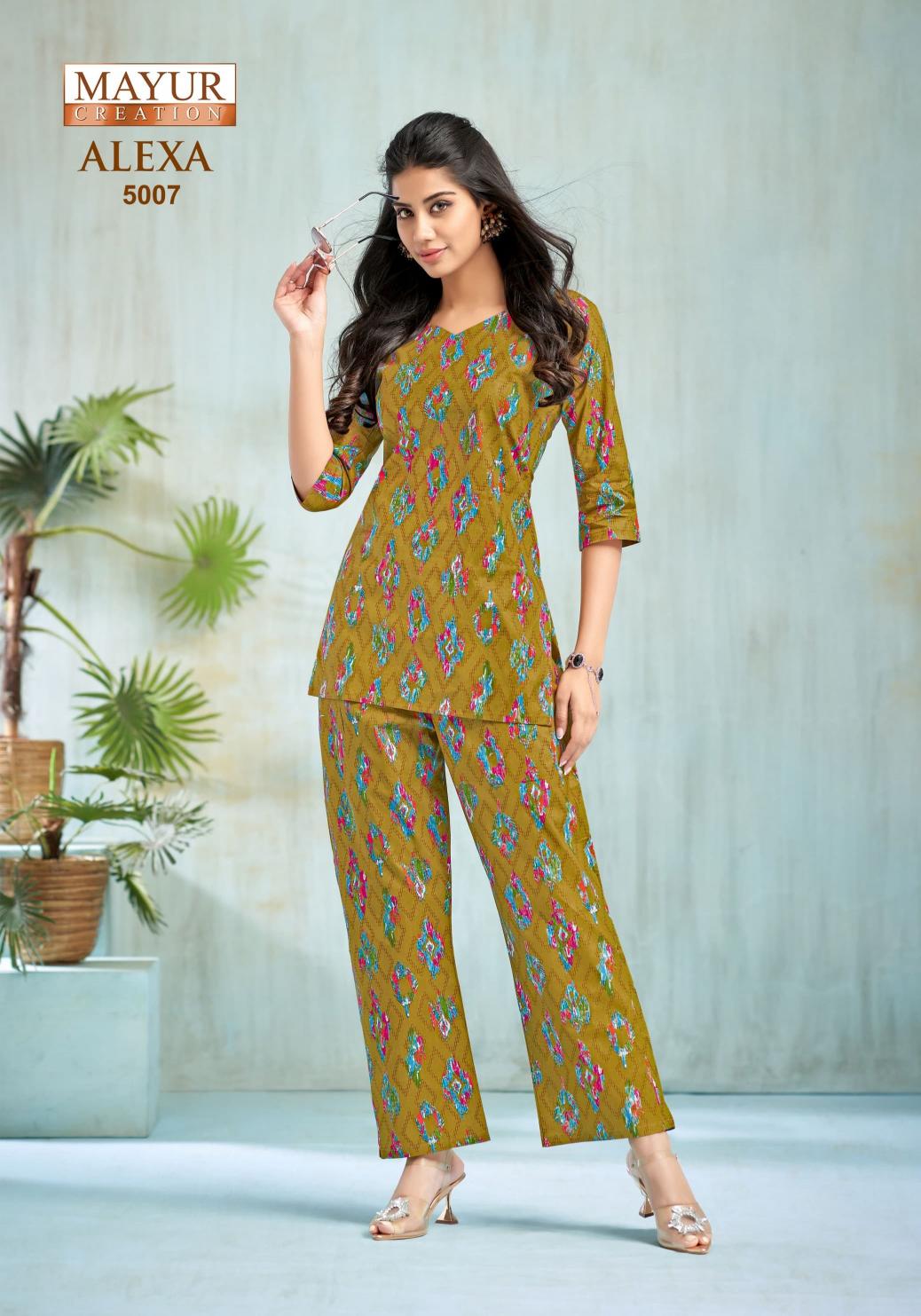 alexa vol 5 by mayur creation shop trendy full stitch cotton cord-sets 