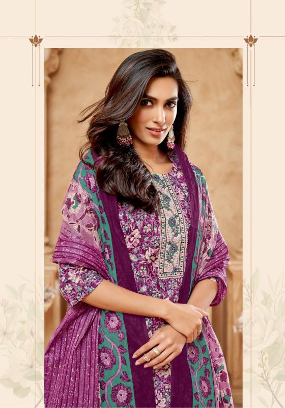 elegance vol 7 by mayur creation cotton print readymade big size churidar 3pcs suit