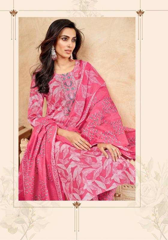 elegance vol 7 by mayur creation cotton print readymade big size churidar 3pcs suit