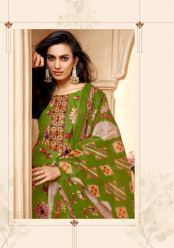 elegance vol 7 by mayur creation cotton print readymade big size churidar 3pcs suit