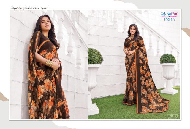 vipul fashion priya georgette fancy best saree online 