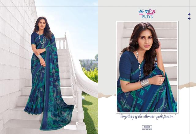 vipul fashion priya georgette fancy best saree online 