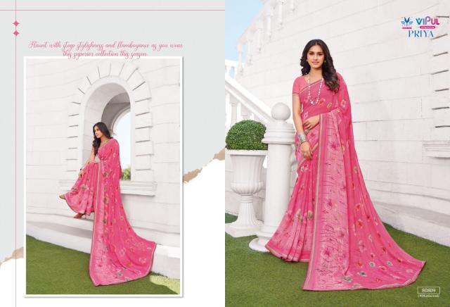vipul fashion priya georgette fancy best saree online 